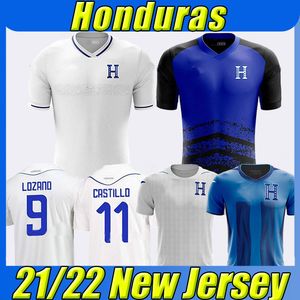 21 República de Honduras Soccer Jerseys López Castillo Garcia Maillot Costly Beckelen Lozano Izaguirre Home Camisetas de Fútbol e voetbal shirts