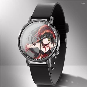 Нарученные часы 2022 Японское аниме свидание в прямом эфире, наручные часы для женщин, смотрят часы, кварцевые женские часы подарки PM02