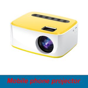 New T20 Projectors Mini Wireless Mobile Phone Projector Home LED Small Portable Projector 1080P HD Projection Wholesale