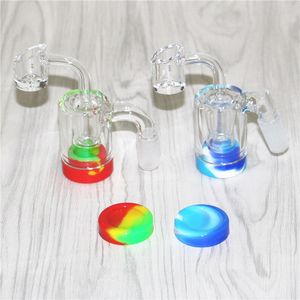 Glass Reclaim Catcher Adapter ashcatchers handmake 2 Inch Smoking Bong Ash Catchers 14mm 18mm 45 90 With Reclaimer Dome Nail Ashcatcher for dab rigs