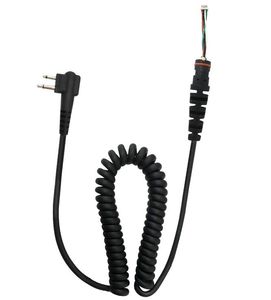 Microphone De Remplacement achat en gros de Câble de microphone de remplacement Walkie Talkie pour GP88 GP2000 CP200 CP1660 Haut parleur MIC