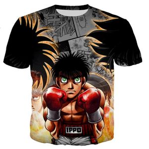 メンズTシャツ販売アニメhajima no ippo 3dプリントTシャツ男性レディースカジュアルストリートウェアファッション