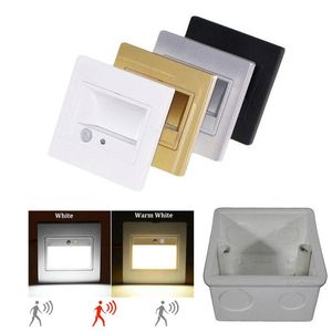 Wall Lamps Motion Detector Light Sensor Led Stair Infrared Human Soil Induction Lamp Recessed Steps In Ladder 86 Box