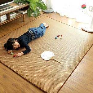 Mattor japanska tatami mattor för vardagsrum tjockt rotting matta sommar cool madrass säng sovrum matta barn lek anpassade carpets