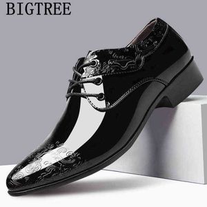 Coiffeur Patent Leather Shoes Wedding Dress Luxury Office Men Classic Italian Brand Prom Big Size48220513