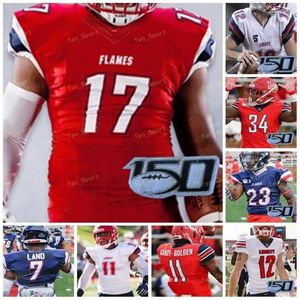 NIK1 Custom Liberty Flames Jersey NCAA College Malik Willis Durrell Johnson Gandy-Golden DJ Stubbs Kevin Shaa Rashad Jennings Eric Green