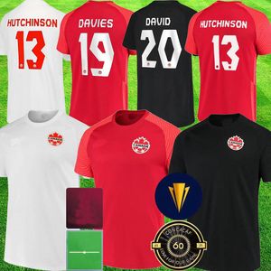 21 22 Jerseys de fútbol de Canadá Davies David Osorio Men 2021 2022 Inicio Equipo Nacional Evstaquio Hutchinson Cavallini Larin Hoilett Football Shirts Buchanan Kits