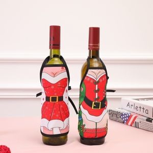 Sexy Lady 10pcslot Christmas Decoração de vinhos Tampa de garrafa envolve