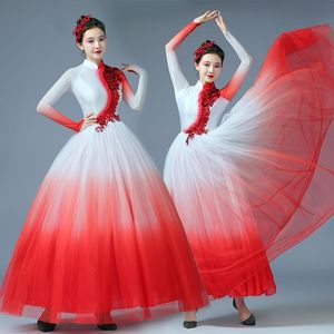 Stage Wear 2022 Abito gonna flamenco Flamengo spagnolo Costume da danza del ventre Abiti da spettacolo zingaro SL5322