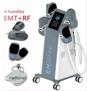 High tech Body Shaping Emslims con RF Hi-emt Machine Ems Stimolazione muscolare elettromagnetica Brucia grassi Sollevamento hienmt sculpting Attrezzatura per la rimozione del peso