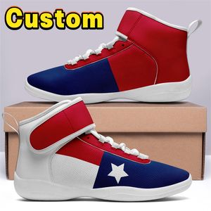 Moda fai da te My Idea Sneaker High Top Cheerleading running Scarpe personalizzate Logo personalizzato taglia uomo donna Scarpe da ginnastica sportive con scatola