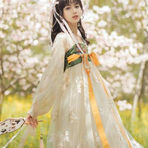 Diğer Elbise toptan satış-Sıradan elbiseler ulusal gelgit hanfu Çin tarzı elbise geliştirilmiş han elementleri işlemeli yaz kadınları diğer