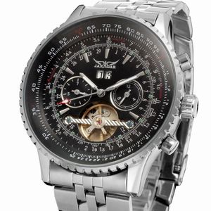 Armbandsur Jaragar Mens Watches Top Men Fashion Sport Wrist Watch Automatic Mechanical Thatch Relogio Masculino
