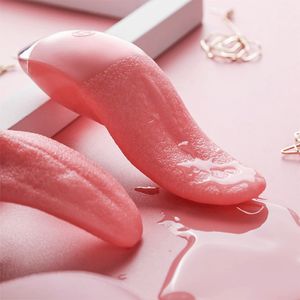Clitoral and G spot vibrator for women tongue licking sex toy speed Vaginal massage clitoral stimulator adult product
