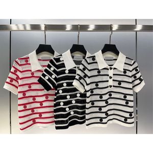 22メンズTシャツ女性版リベットデコレーションハイエンドブランド夏の半袖カップルジャケットカジュートスタイルサイズS-XLニット半袖