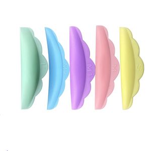 10 PCS Silikon Kirpik Perm Pad Renkli Yeniden Kullanılabilir Kirpikler Çubuklar Kalkanı Kaldırma 3D Kirpik Kıvranı Aksesuar Aplikatör Araçları