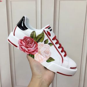 The New Man Fashion Women Shoes Men skórzana platforma nad rozmiarem Sole Sneakers White Black Casual HCKJJ002541