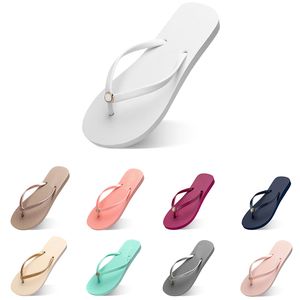 Women Slippers Fashion Flip Flops Beach Hotel Indoor Slipper Triple Black Pink White Lemon Green Grey Blue Womens Shoes Thirty Six