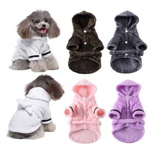 Odzież dla psów Szlafrok Ręcznik Szlafrok dla zwierząt domowych Suszenie ubrań Super chłonny Płaszcz Duży Średni Małe materiały eksploatacyjne