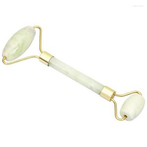 ジュエリーポーチバッグTumbeelluwa Natural Crystal Stone Roller Massager for Slimming Lift Facial Tools Chin Neck Beauty Skin Care Edwi22