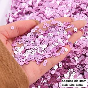 Costas de costura cores misturadas 4mm lantejoulas lantejoulas soltas lantejoulas artesanato paillette costura roupas decoração diy acessório lentejuelas para coser