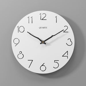 Wall Clocks Nordic Digital Clock Modern Simplicity Living Room Art White Hangings Reloj De Pared Home DecorationWall