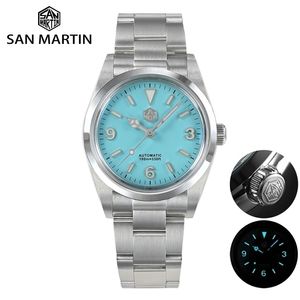 San Martin Men Luxury Watch 36mm 369 Dial Explore Climbing Series Fashion Couples Sport Watch Unisex Automatic Mechanical 10Bar 220530