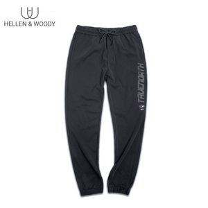 HW Mens Sports Pantolon Sıradan Joggers Pants Elastik Pamuk Swearpants Mens Fitness Egzersiz Pantolon Trousers T200422