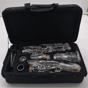 MFC Clarinetto in Sib professionale TOSCA Clarinetti in bachelite Nichel Argento Chiave per strumenti musicali Custodia Bocchino Ance