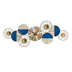 Wall Clocks Large Clock Modern Design Big Size Gold Silent Decorations Living Room Metal Art Decor Luxuary