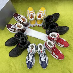 Patent Leather Casual Shoes Man boots Designer Sneakers Mesh Woman Designer A Cup high top sneaker run shoe foam runner green white red loafers trainer