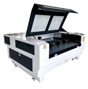 Four Heads Fabric Carpet Garment Textile Cloth Co2 Laser Cutting Machine 1600*1000mm 1610 130w 150w 180w