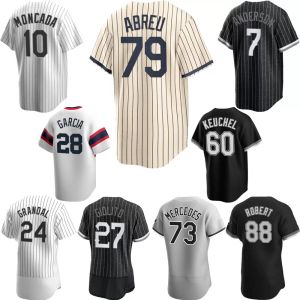 2022 Jose Abreu maglie Tim Anderson Yoan Moncada Lucas Giolito Craig Kimbrel Luis Robert Matt Foster Keuchel Jimenez Custom Chicago Uomo Donna maglia da baseball giovanile