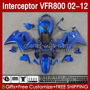 Honda Interceptor VFR 800 VFR800 RR CC 800RR 02-12 Vücut Parlak Mavi 129No.70 800cc VFR800RR 02 2002 2003 2004 2005 2006 2007 VFR-800 08 09 10 11 12 PERSONALARI