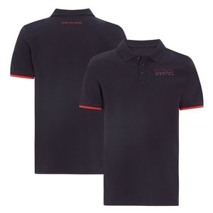 Мужские футболки 2022 F1 Team Team футболка Formula 1 гоночные футболки летние мужские полиэстер Quick Dry Polo Рубашки с короткой рукав
