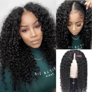 V Part Wig With No Leave Out Afro Kinky Curly Wig Beginner Friendly Thick 100% Human Hair Upgrade U parts Wigs Body Wave For Women