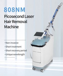 Professionelle Picolaser Tattoo Entfernungsmaschine Picosekunden 808nm Laser Permenente schmerzlose Haarentfernung Schönheitsausrüstung