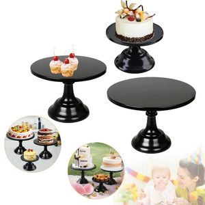 Other Bakeware Round Cake Stand Pedestal Dessert Holder Metal Iron Cakes Rack Base Wedding Party Birthday Cupcake Home DecorationsOther