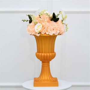 Decorative Flowers & Wreaths Wedding Props White Gold Roman Columns Artificial Flower Ball Centerpieces Stand Road Lead Pots Party Event Sta