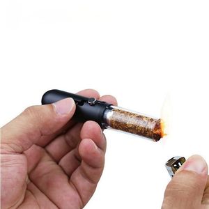 Hot In Ins Metal Fumt Pipe a secco a feedding brandelli bong tubo di vetro regolabile con tubi di tabacco portatile schermo del filtro imposta accessori per fumare