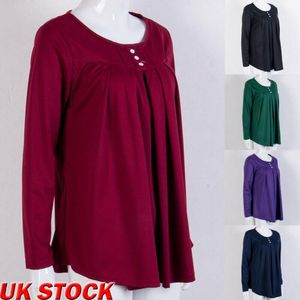 Women Summer Casual Ladies Tops Blouse Loose Baggy Stretch Tunic Long Button Shirts Sheer Black Red Green Women's Blouses &