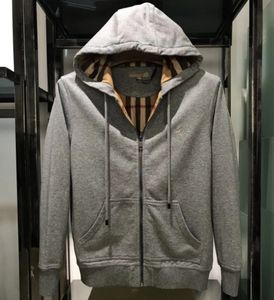 Designer hoodies pläd hatt broderi ficka övervikt tyg tröja märke jackor cardigan unisex höst och vinter