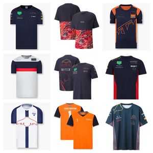 New 2022 round neck T-shirt top F1 formula one short sleeve same custom