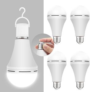 Emergency Rechargeable Light Bulbs E27 85-265V 9W 12W 15W 18W Intelligent Bulb for Home Camping Tent Factory Corridor Basement Garage Warehouse Dropship