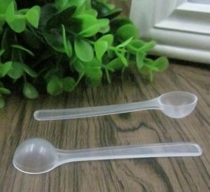 Measuring Tools 1g Professional Plastic 1 Gram Scoops/Spoons For Food/Milk/Washing Powder White Clear Measuring Spoons T9350