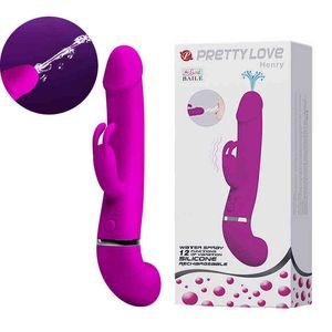 Fabrika Çevrimiçi İhracat Tasarımcısı Yeni Marka Seks Oyuncakları Güzel Aşk Hızlı Silikon Sprey Dildo Kadınlar Spot Vibratör Kadın Vajina Klitoris Anus Masaj