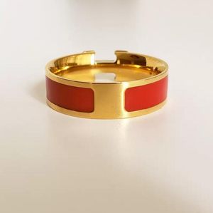 Nowa wysokiej jakości projektant Design Titanium Pierścień Klasyczna biżuteria Mężczyźni i kobiety pierścienie pary pierścienie nowoczesny styl Band213p