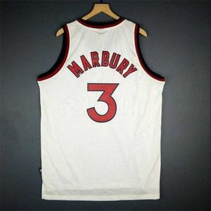 Chen37 Goodjobsir Custom Men Youth Women Vintage Stephon Stephon Marbury Vintage College 농구 저지 크기 S-4XL 또는 사용자 정의 이름 또는 숫자 저지