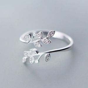 Trevoriza enkel mode silver ring färg fjäder delfin justerbara ringar utsökta smycken ring för kvinnor fest bröllop engagemang gåva