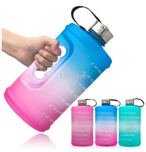 Wholesale gift bottles for sale - Group buy NEW Water Bottle for Sports Motivational Time Marker Outdoor Leakproof BPA Free oz Reusable Bottles with Handle Colors Gifts DD